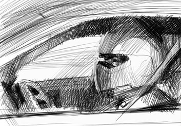 Ruben Sarkissian's Vehicles storyboard art