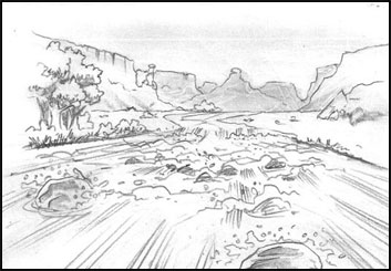 Tim Holtrop's Environments storyboard art