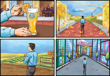 Tim Holtrop's People - Color  storyboard art