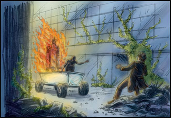 Tim Holtrop's Sci-Fi storyboard art