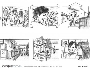 Tim Holtrop's Shootingboards storyboard art