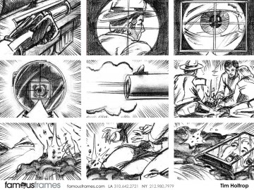 Tim Holtrop's Shootingboards storyboard art