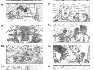 Tim Holtrop's Shootingboards storyboard art