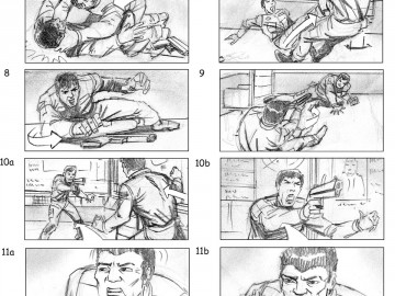 Tim Holtrop's Shootingboards storyboard art