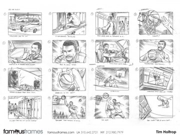 Tim Holtrop's Sports storyboard art