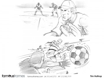 Tim Holtrop's Sports storyboard art