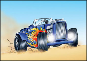 Tim Holtrop's Vehicles storyboard art