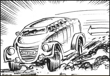 Tim Holtrop's Vehicles storyboard art