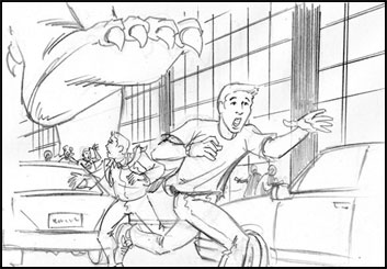 Tim Holtrop's Action storyboard art