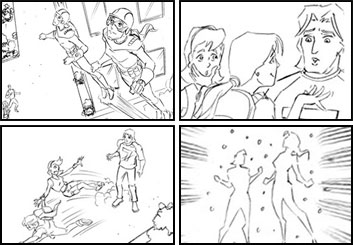 Tim Holtrop's Comic Book storyboard art