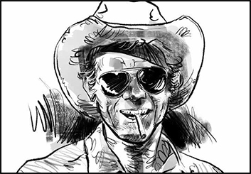 David Green's Likenesses storyboard art