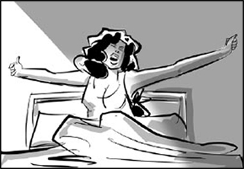 David Green's Music Video storyboard art