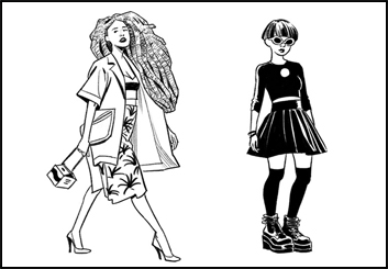 Victor Gatmaitan's Beauty / Fashion storyboard art