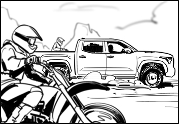 Victor Gatmaitan's Vehicles storyboard art