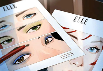 Victor Gatmaitan's Beauty / Fashion storyboard art