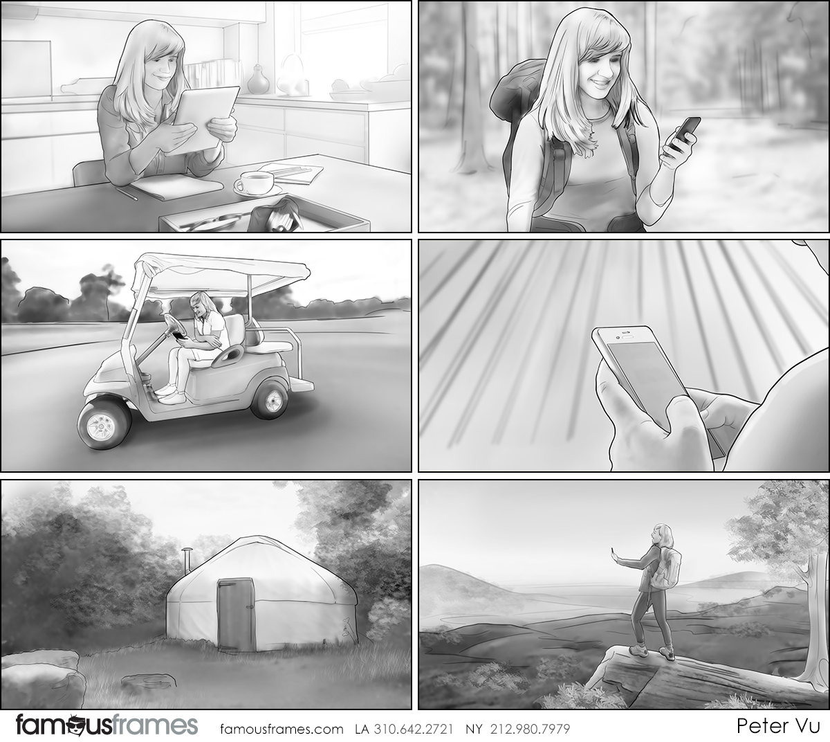 Peter Vu's People - B&W Tone storyboard art (Image #1447_113_1616637343)