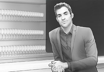 Peter Vu's People - B&W Tone storyboard art