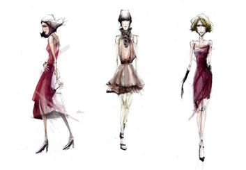 Peter Vu's Beauty / Fashion storyboard art