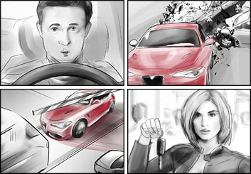 Peter Vu's Shootingboards storyboard art