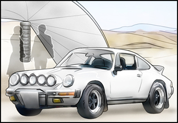 Peter Vu's Vehicles storyboard art