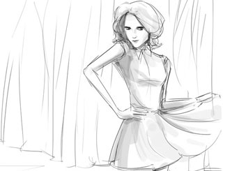 Peter Vu's Beauty / Fashion storyboard art