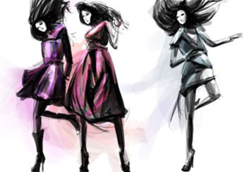 Peter Vu's Beauty / Fashion storyboard art