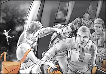 Peter Vu's Action storyboard art