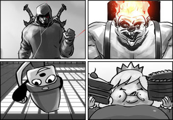 Wes Louie's Shootingboards storyboard art