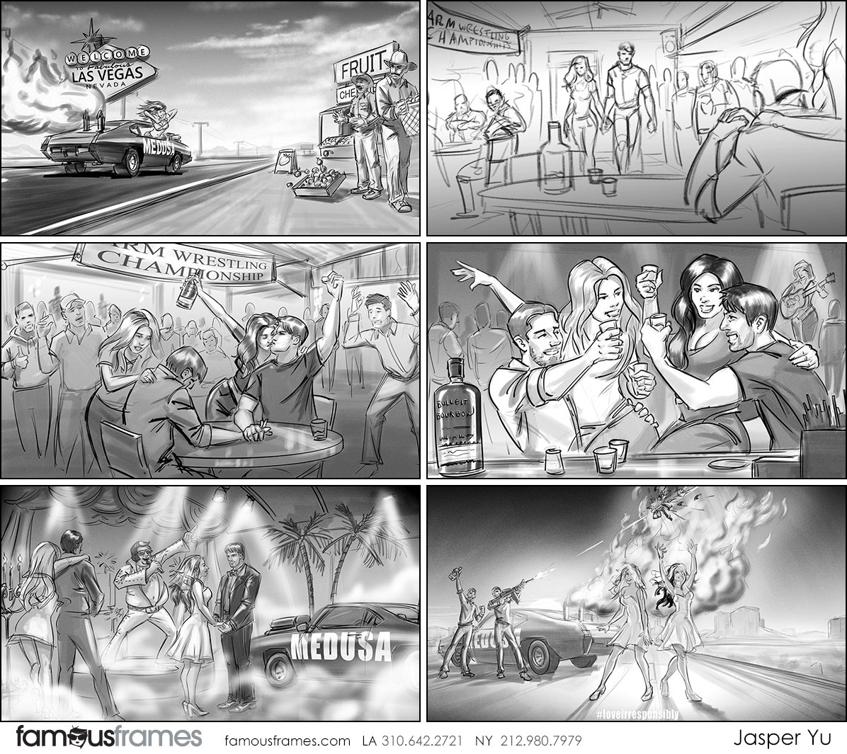 Jasper Yu's People - B&W Tone storyboard art (Image #15574_113_1522350866)