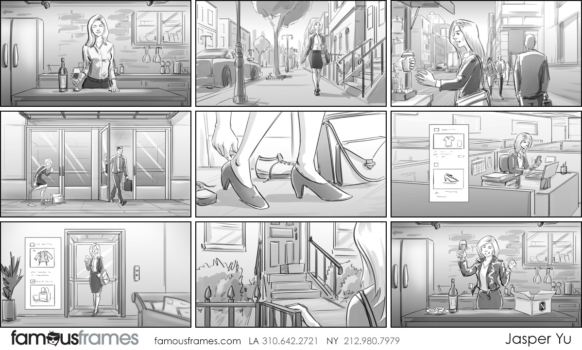 Jasper Yu's People - B&W Tone storyboard art (Image #15574_113_1566521512)