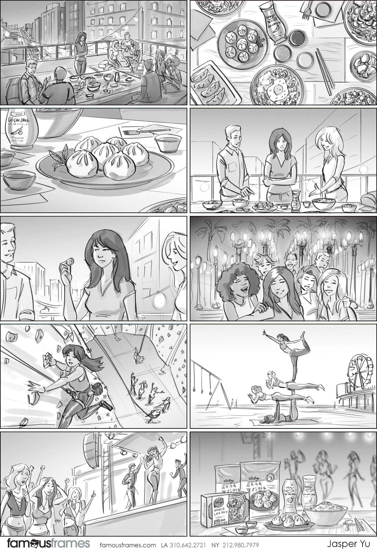 Jasper Yu's People - B&W Tone storyboard art (Image #15574_113_1571171980)