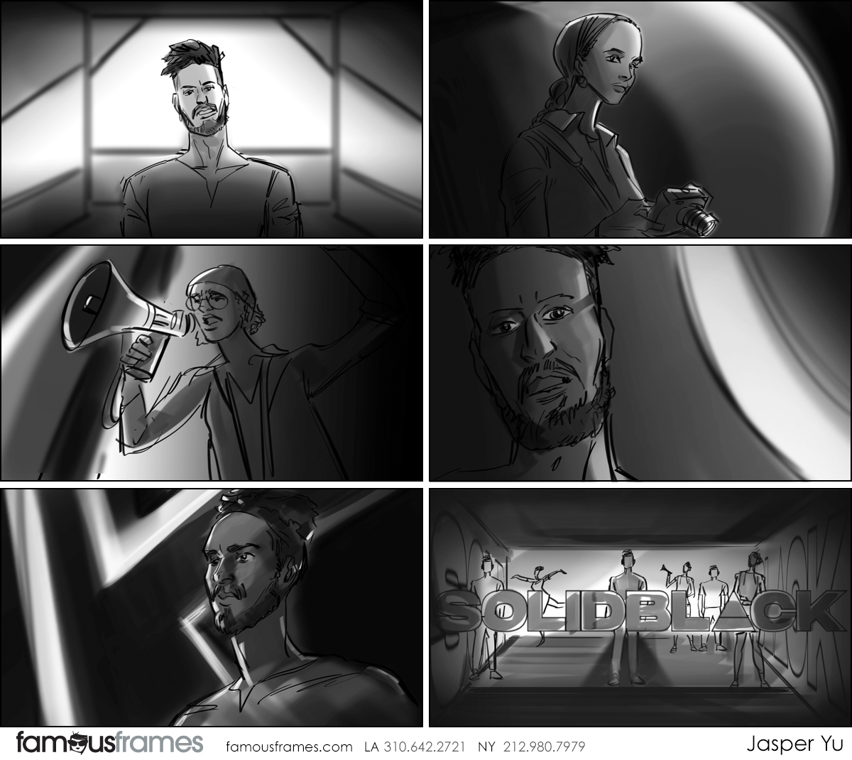 Jasper Yu's People - B&W Tone storyboard art (Image #15574_113_1645561260)