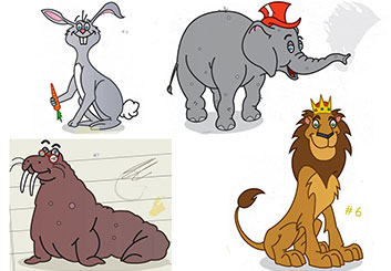 Eddy Mayer's Characters / Creatures storyboard art