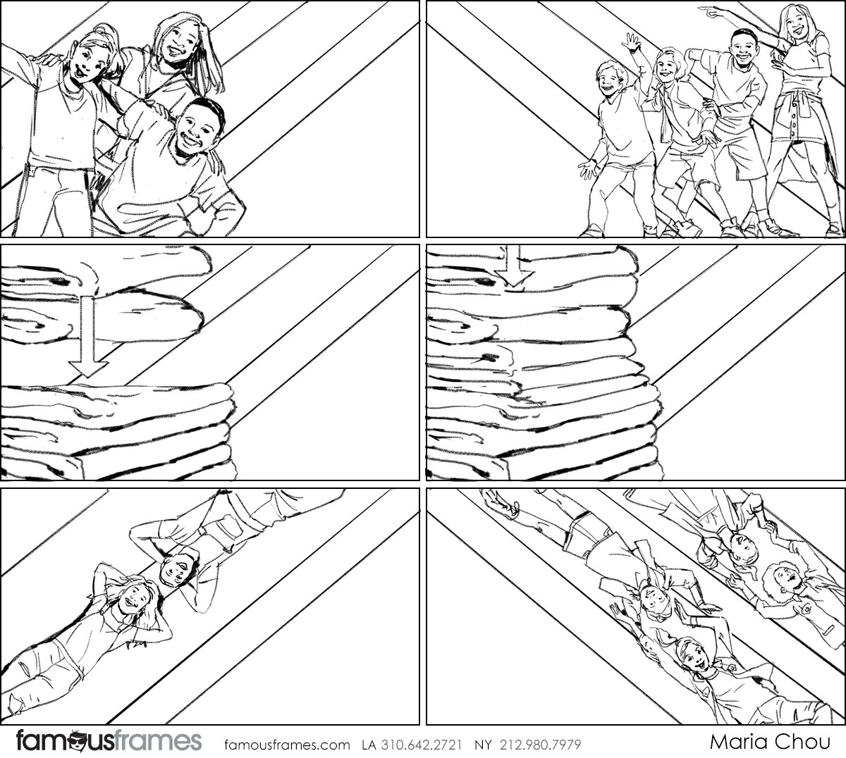 Maria Chou's People - B&W Line storyboard art (Image #17461_114_1583785618)