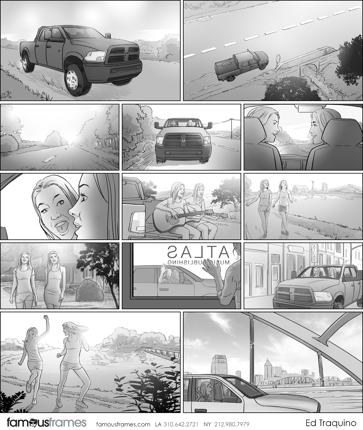 Ed Traquino's People - B&W Tone storyboard art (Image #177_113_1565397321)