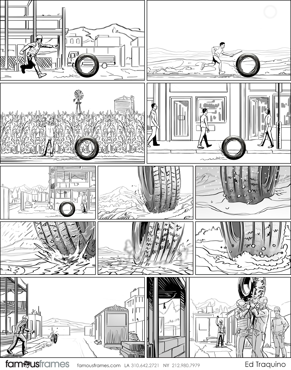 Ed Traquino's People - B&W Tone storyboard art (Image #177_113_1565398324)