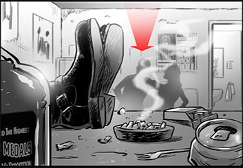 Ed Traquino's Shootingboards storyboard art