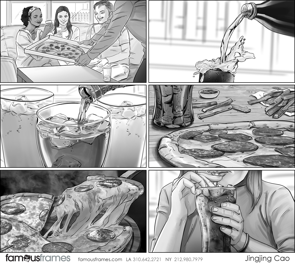 Jingjing Cao's People - B&W Tone storyboard art (Image #19827_113_1603909361)