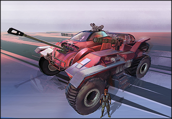 Jingjing Cao's Vehicles storyboard art