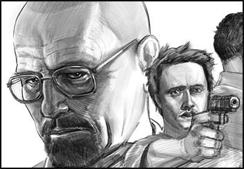 Jingjing Cao's Likenesses storyboard art