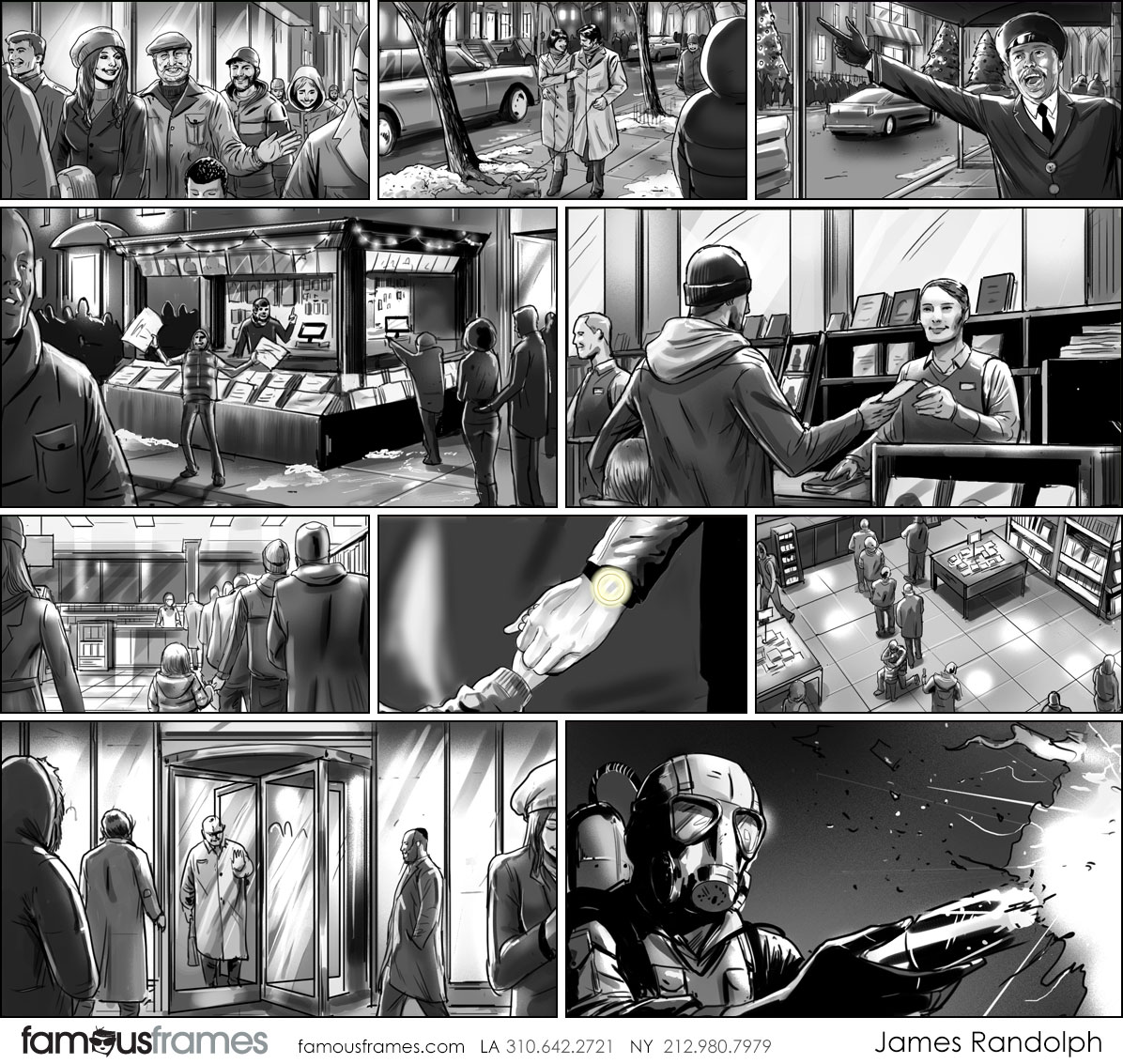 James Randolph*'s People - B&W Tone storyboard art (Image #21233_113_1560374151)