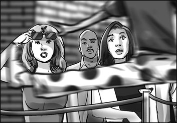 James Randolph*'s People - B&W Tone storyboard art