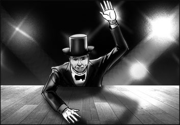 James Randolph*'s People - B&W Tone storyboard art