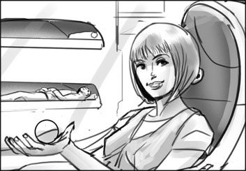 James Randolph*'s People - B&W Tone storyboard art