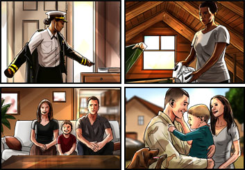 James Randolph*'s People - Color  storyboard art