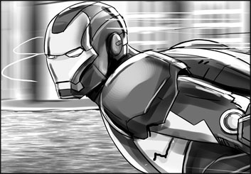 James Randolph*'s Action storyboard art