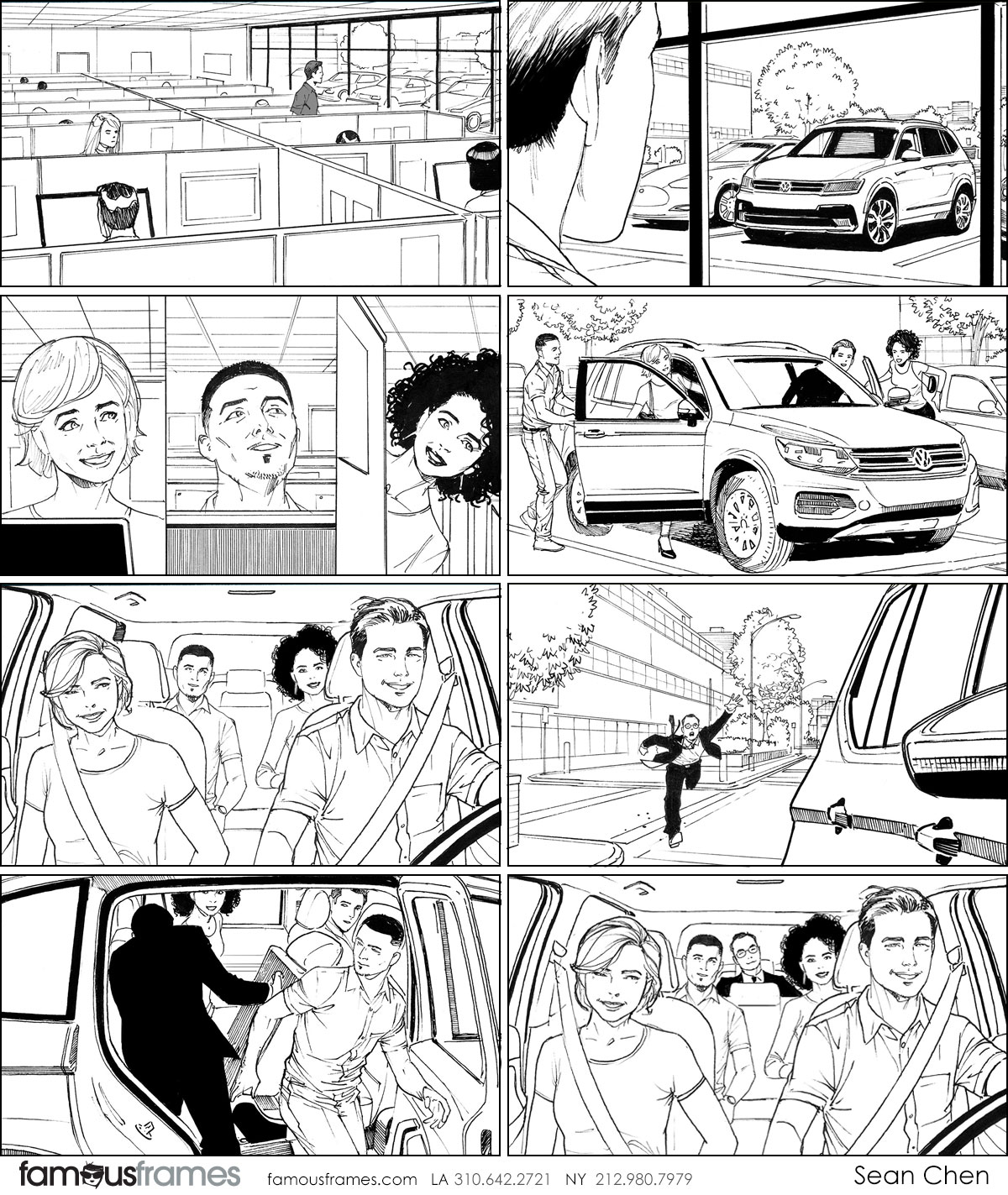 Sean Chen's People - B&W Line storyboard art (Image #216_114_1584392634)