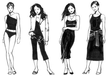 Sean Chen's Beauty / Fashion storyboard art