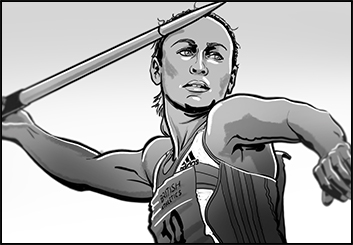 Steve Wolf's Sports storyboard art