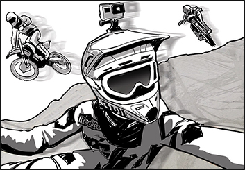 Steve Wolf's Sports storyboard art